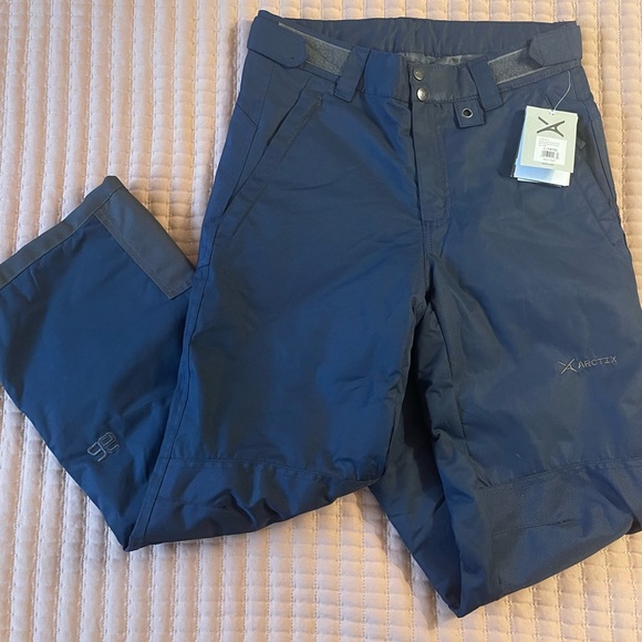 Arctix Kids Dark Blue Heavy Duty  Snow Pants Kids Youth Large 14/16 - Picture 3 of 11